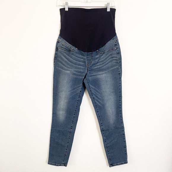 Levi's Maternity Ankle Skinny Over the Belly Jeans size large - Picture 1 of 9